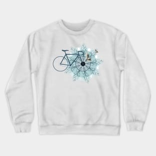 Bicycle and nature ride Crewneck Sweatshirt